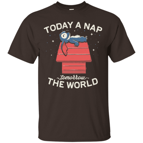 T-Shirts Dark Chocolate / S Today a Nap Tomorrow the World T-Shirt