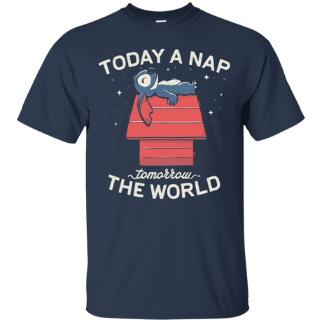 T-Shirts Navy / S Today a Nap Tomorrow the World T-Shirt