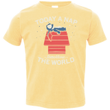 T-Shirts Butter / 2T Today a Nap Tomorrow the World Toddler Premium T-Shirt