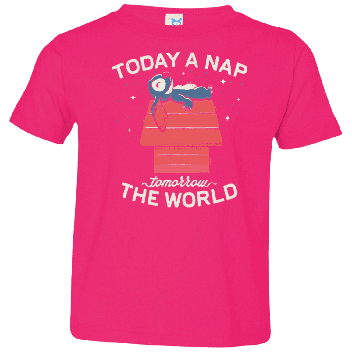 T-Shirts Hot Pink / 2T Today a Nap Tomorrow the World Toddler Premium T-Shirt