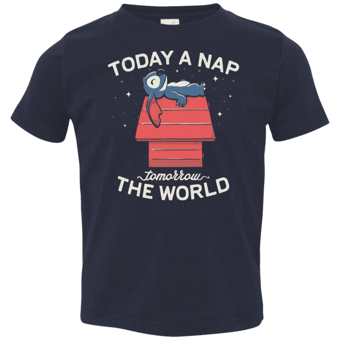 T-Shirts Navy / 2T Today a Nap Tomorrow the World Toddler Premium T-Shirt