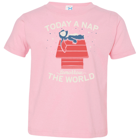 T-Shirts Pink / 2T Today a Nap Tomorrow the World Toddler Premium T-Shirt