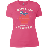 T-Shirts Hot Pink / X-Small Today a Nap Tomorrow the World Women's Premium T-Shirt