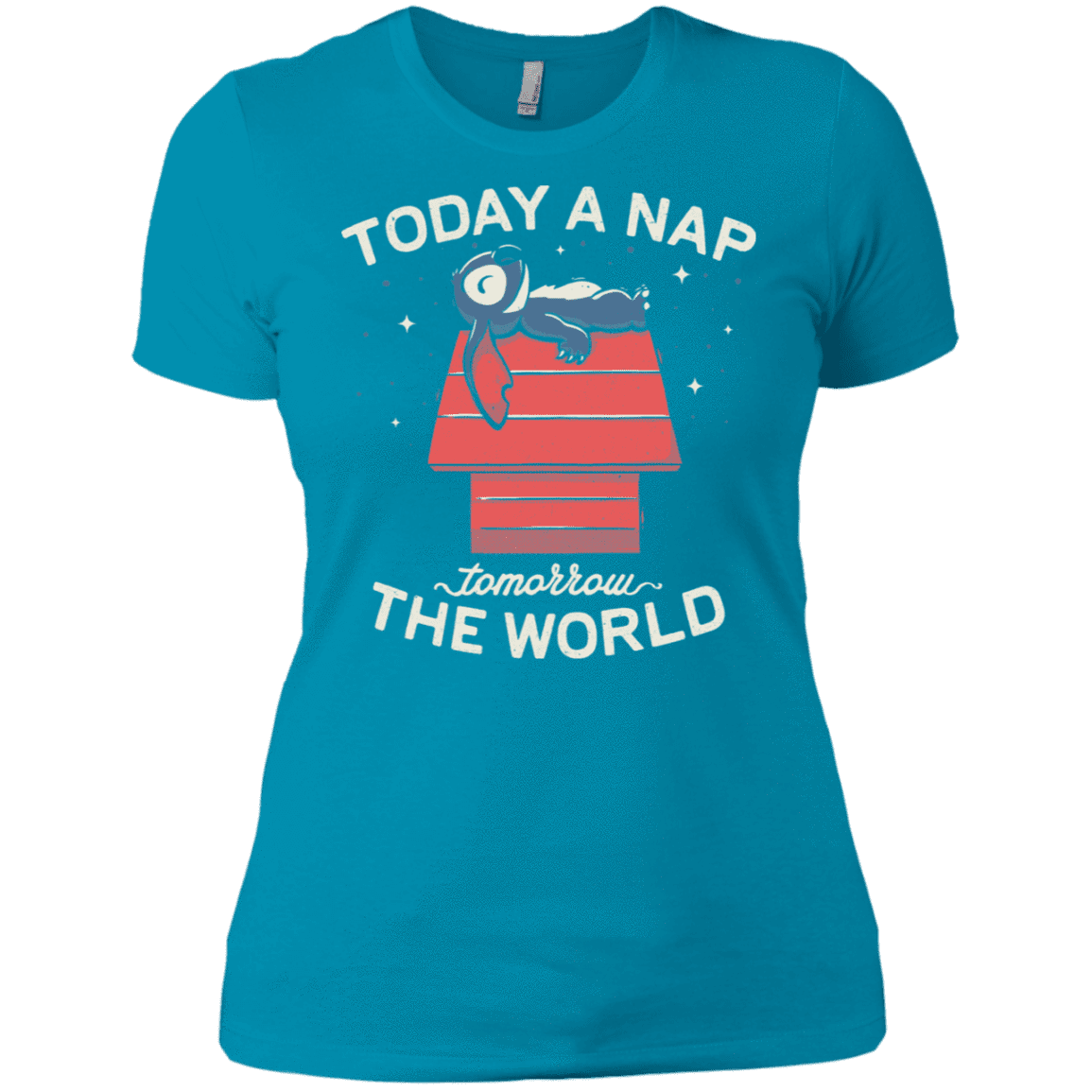 T-Shirts Turquoise / X-Small Today a Nap Tomorrow the World Women's Premium T-Shirt