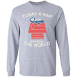 T-Shirts Sport Grey / YS Today a Nap Tomorrow the World Youth Long Sleeve T-Shirt