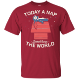 T-Shirts Cardinal / YXS Today a Nap Tomorrow the World Youth T-Shirt