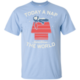 T-Shirts Light Blue / YXS Today a Nap Tomorrow the World Youth T-Shirt