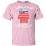 T-Shirts Light Pink / YXS Today a Nap Tomorrow the World Youth T-Shirt