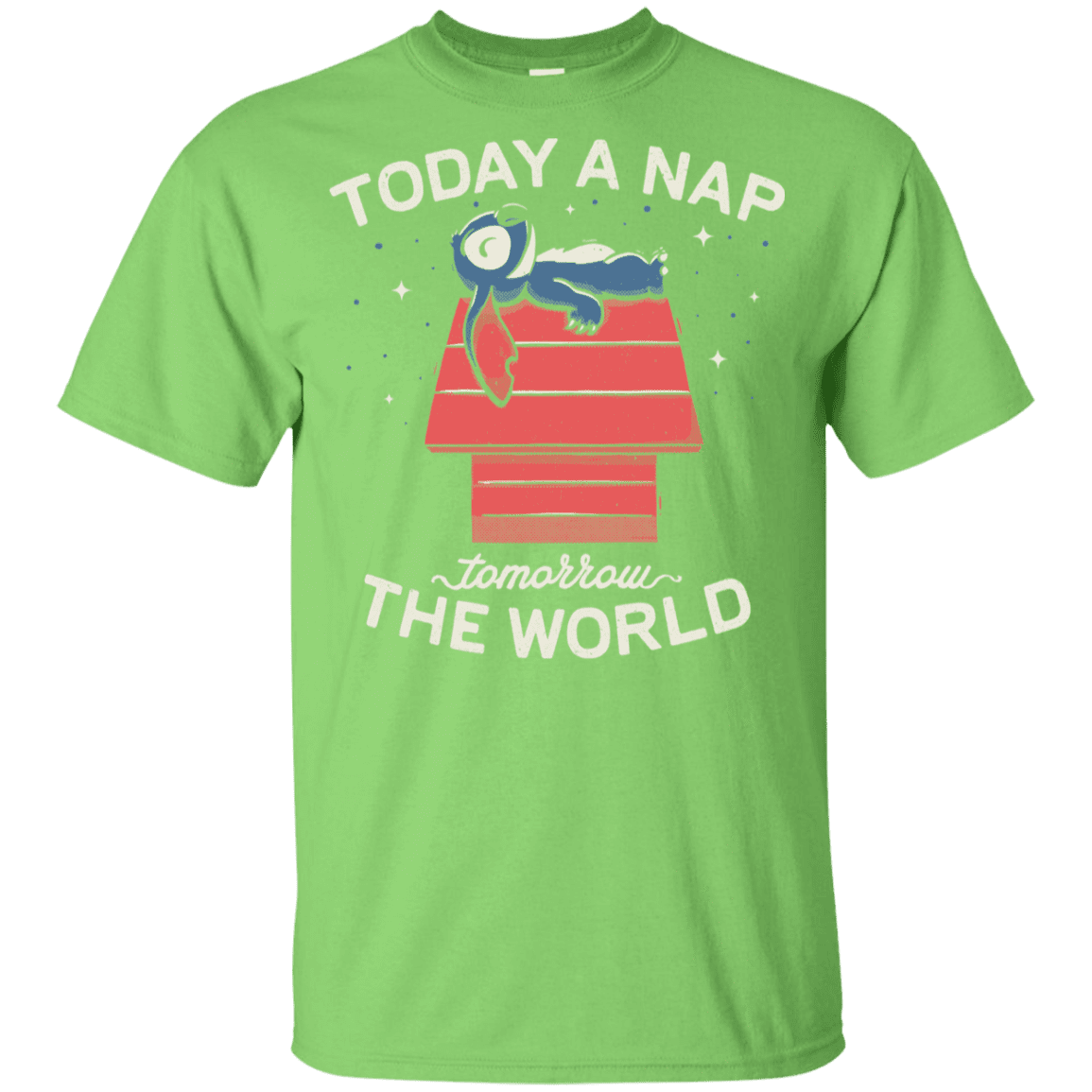 T-Shirts Lime / YXS Today a Nap Tomorrow the World Youth T-Shirt