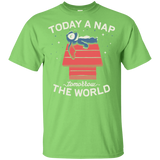 T-Shirts Lime / YXS Today a Nap Tomorrow the World Youth T-Shirt