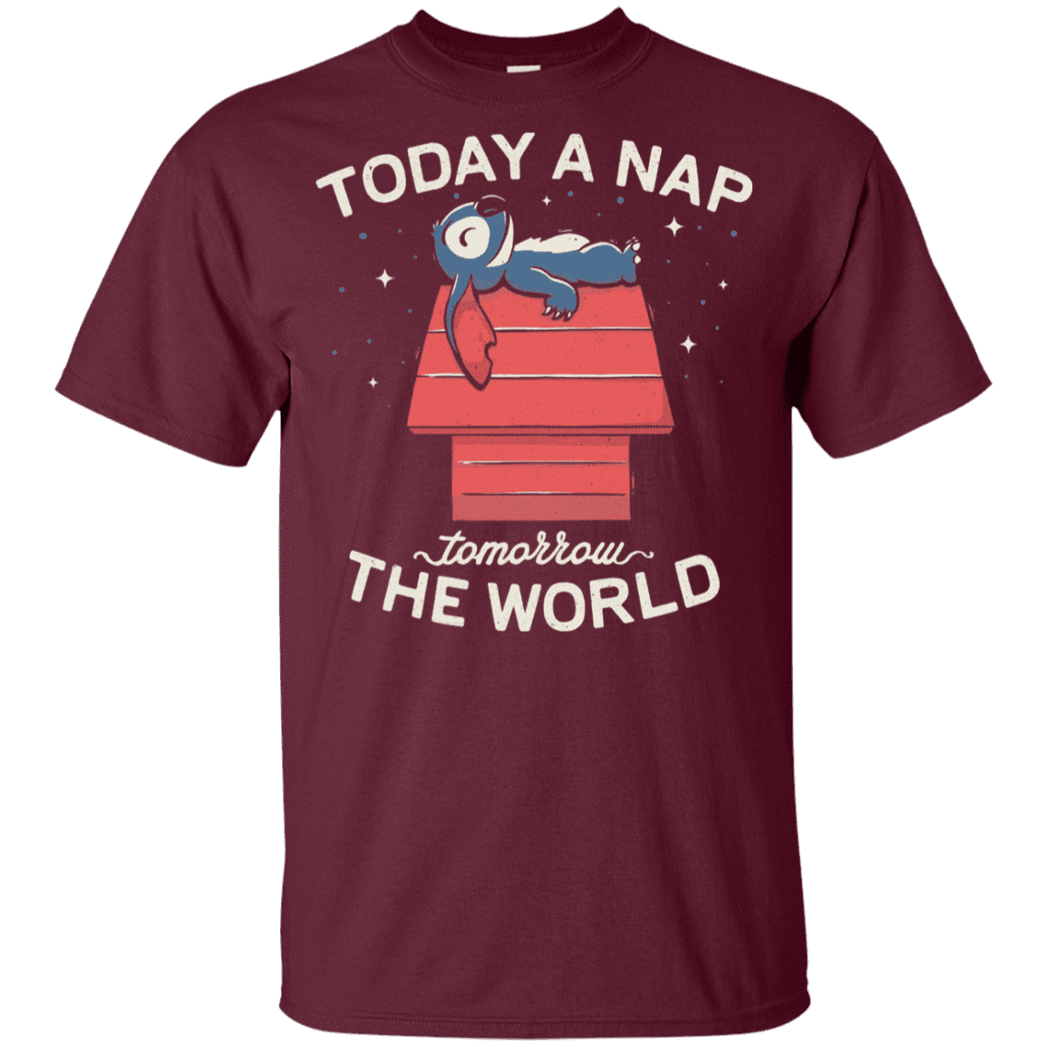 T-Shirts Maroon / YXS Today a Nap Tomorrow the World Youth T-Shirt