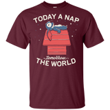 T-Shirts Maroon / YXS Today a Nap Tomorrow the World Youth T-Shirt