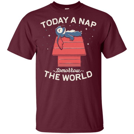 T-Shirts Maroon / YXS Today a Nap Tomorrow the World Youth T-Shirt