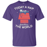 T-Shirts Purple / YXS Today a Nap Tomorrow the World Youth T-Shirt