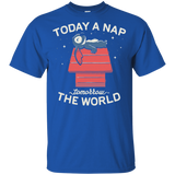 T-Shirts Royal / YXS Today a Nap Tomorrow the World Youth T-Shirt