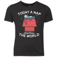 T-Shirts Vintage Black / YXS Today a Nap Tomorrow the World Youth Triblend T-Shirt