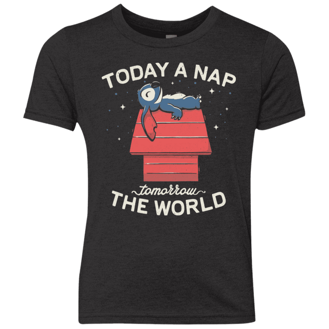 T-Shirts Vintage Black / YXS Today a Nap Tomorrow the World Youth Triblend T-Shirt