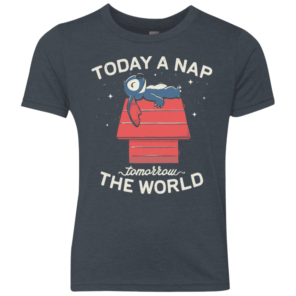 T-Shirts Vintage Navy / YXS Today a Nap Tomorrow the World Youth Triblend T-Shirt