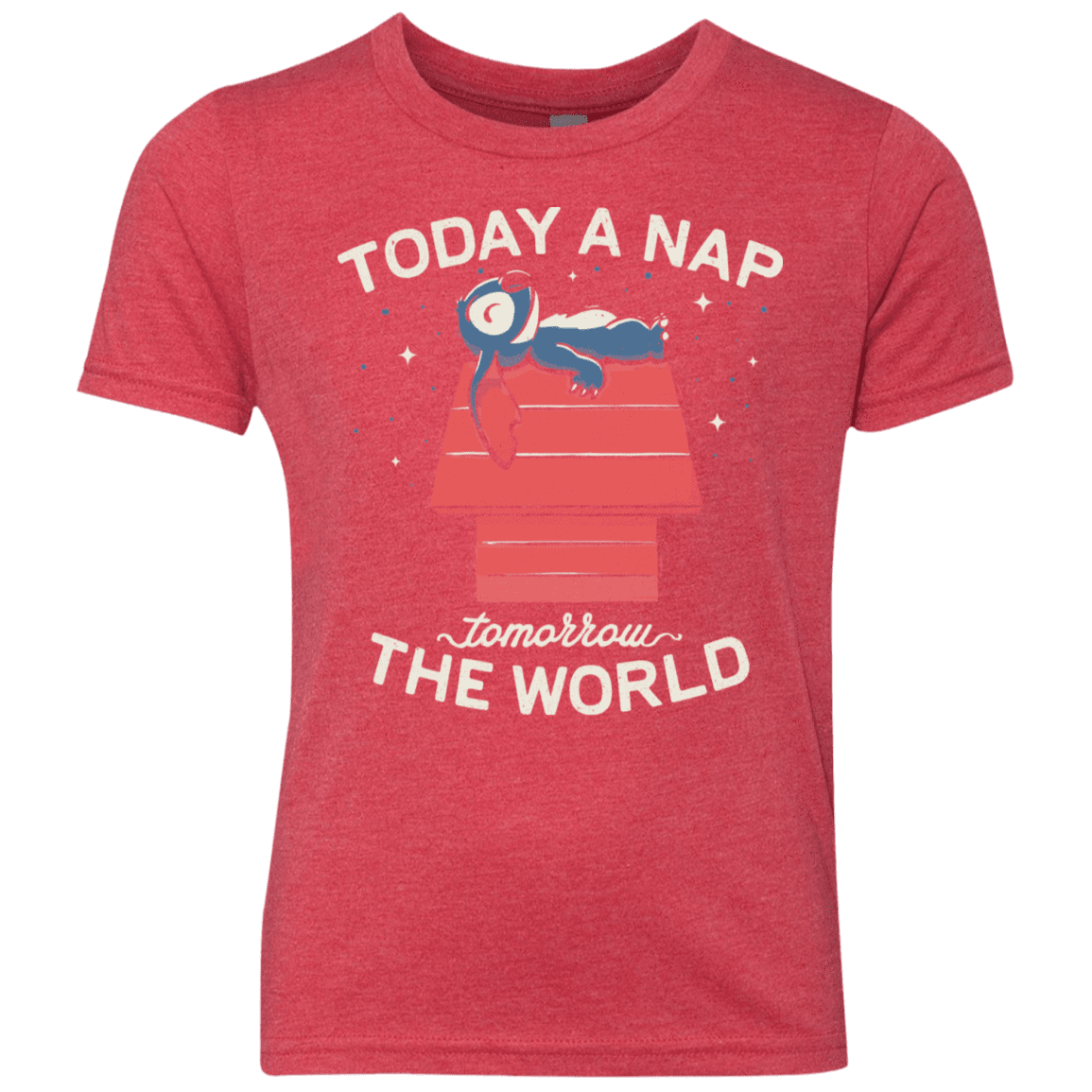 T-Shirts Vintage Red / YXS Today a Nap Tomorrow the World Youth Triblend T-Shirt