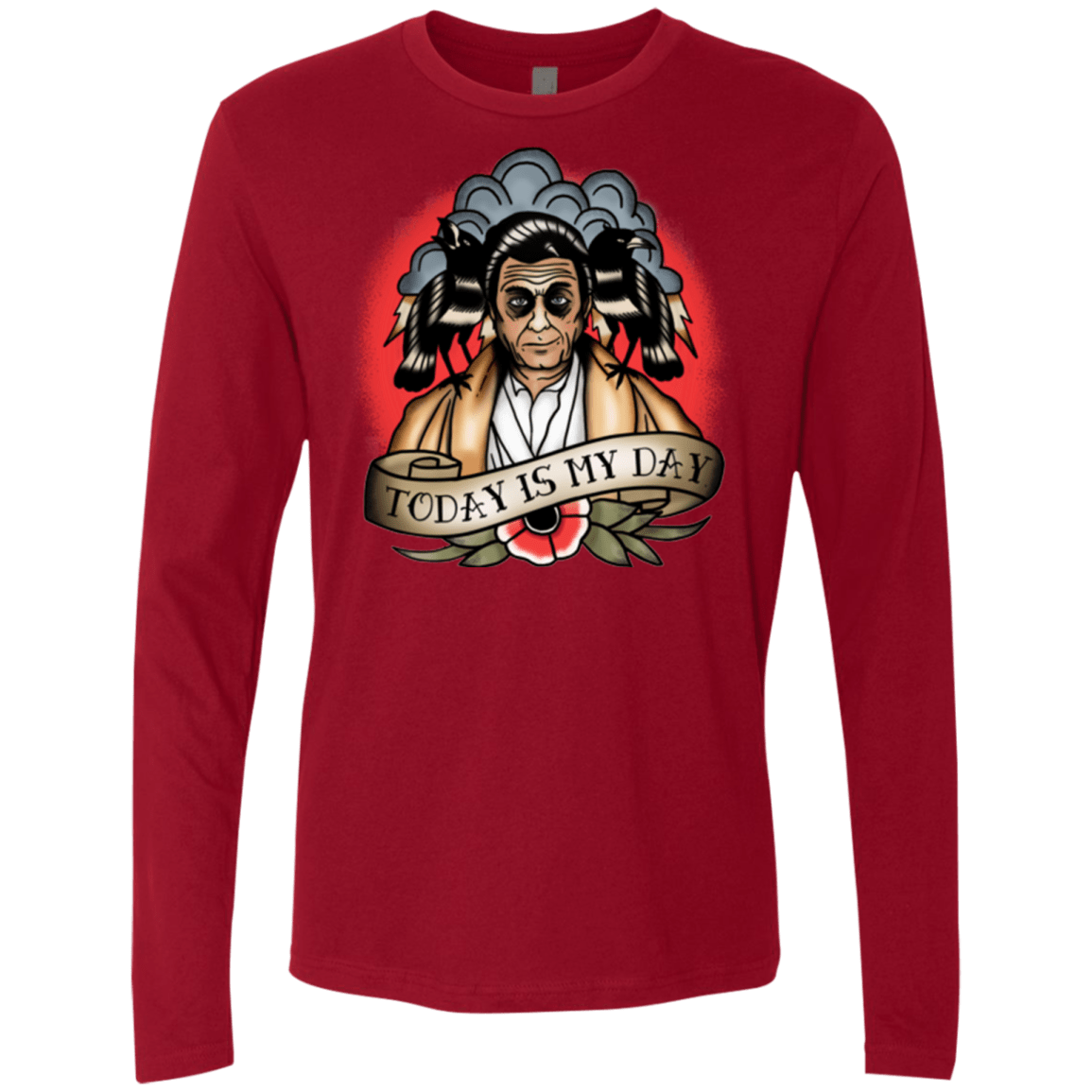 T-Shirts Cardinal / Small Today Is My Day Men's Premium Long Sleeve