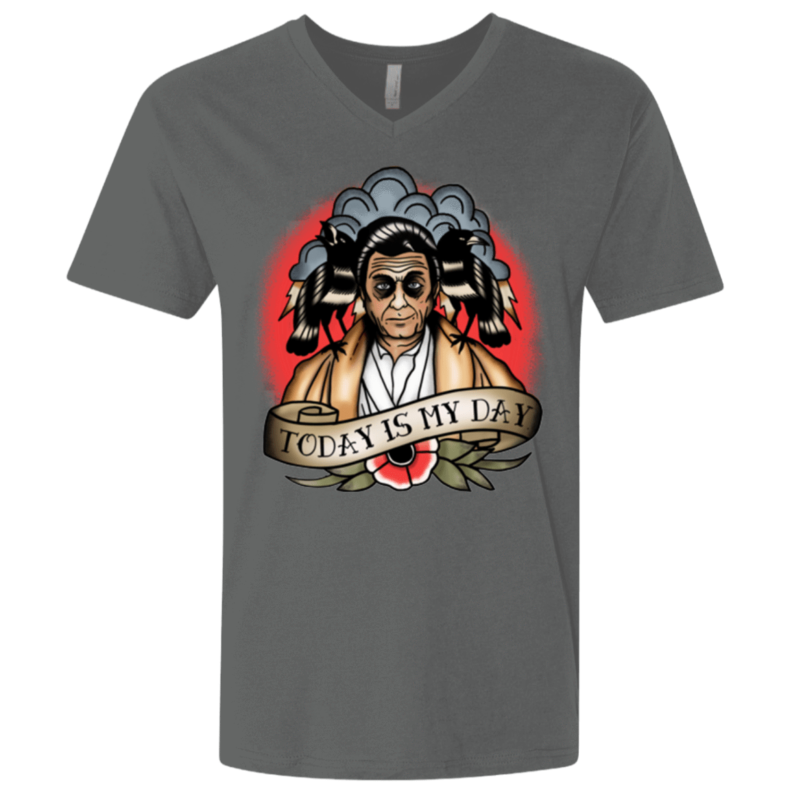 T-Shirts Heavy Metal / X-Small Today Is My Day Men's Premium V-Neck