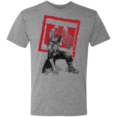 T-Shirts Premium Heather / S Todoroki sumi-e Men's Triblend T-Shirt