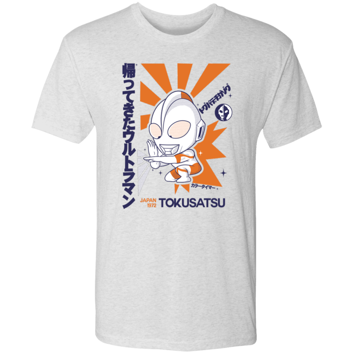 T-Shirts Heather White / S Tokusatsu Men's Triblend T-Shirt