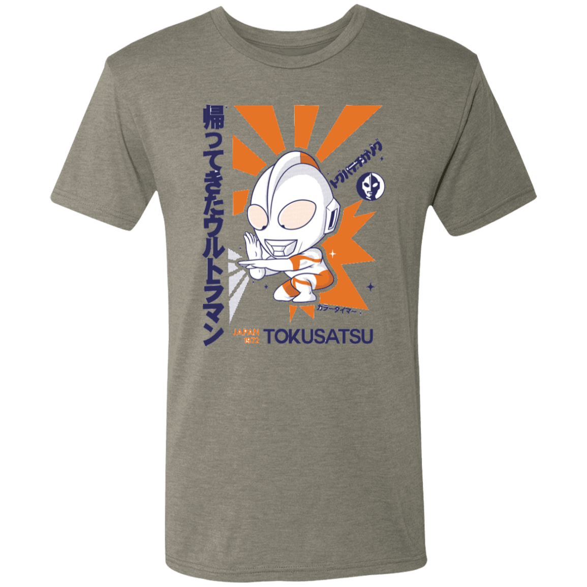 T-Shirts Venetian Grey / S Tokusatsu Men's Triblend T-Shirt