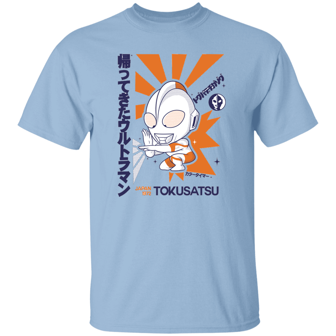 T-Shirts Light Blue / S Tokusatsu T-Shirt