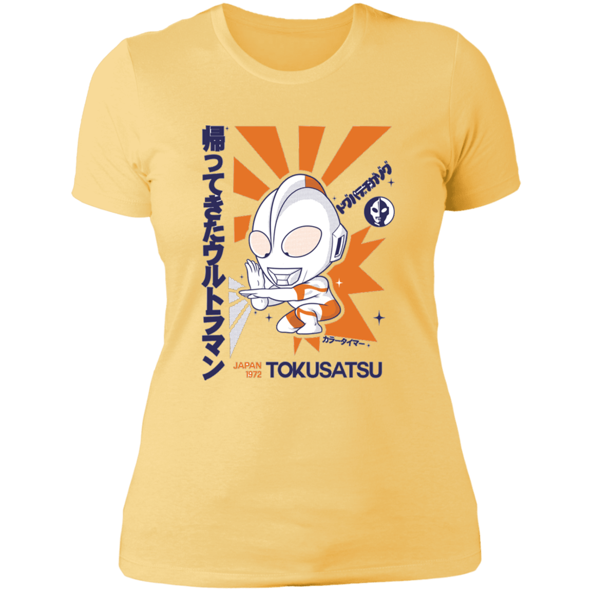 T-Shirts Banana Cream/ / S Tokusatsu Women's Premium T-Shirt