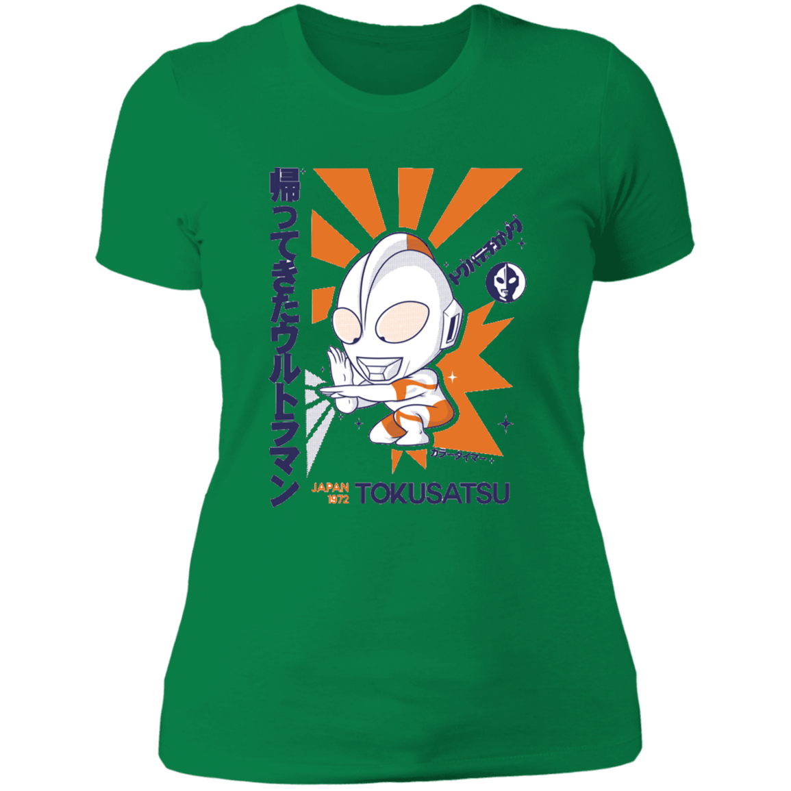 T-Shirts Kelly Green / S Tokusatsu Women's Premium T-Shirt