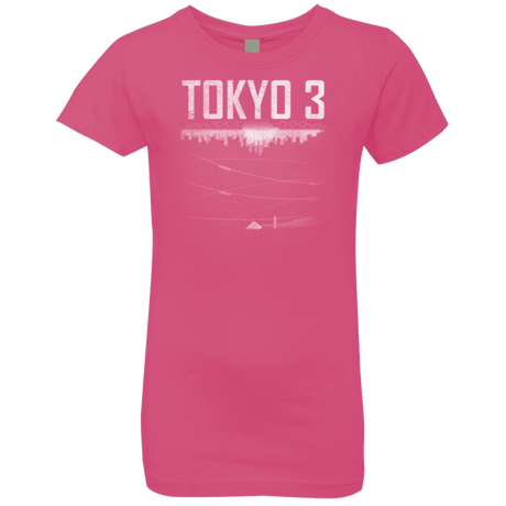 T-Shirts Hot Pink / YXS Tokyo 3 Girls Premium T-Shirt