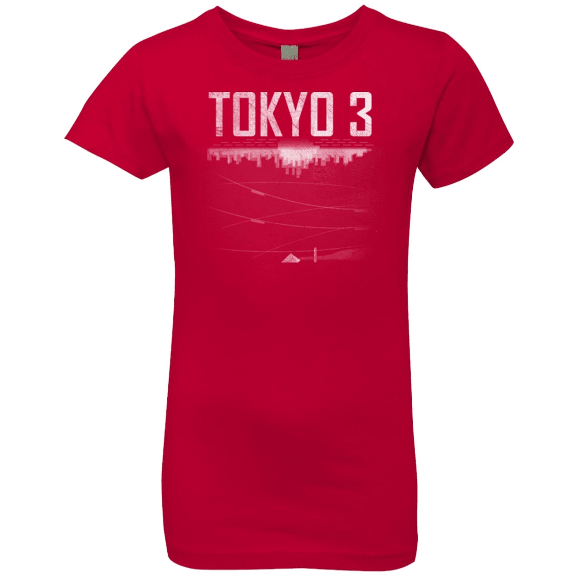T-Shirts Red / YXS Tokyo 3 Girls Premium T-Shirt