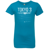 T-Shirts Turquoise / YXS Tokyo 3 Girls Premium T-Shirt