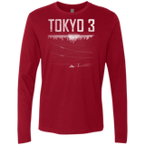 T-Shirts Cardinal / Small Tokyo 3 Men's Premium Long Sleeve