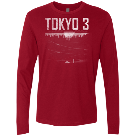 T-Shirts Cardinal / Small Tokyo 3 Men's Premium Long Sleeve