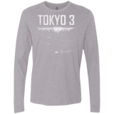 T-Shirts Heather Grey / Small Tokyo 3 Men's Premium Long Sleeve