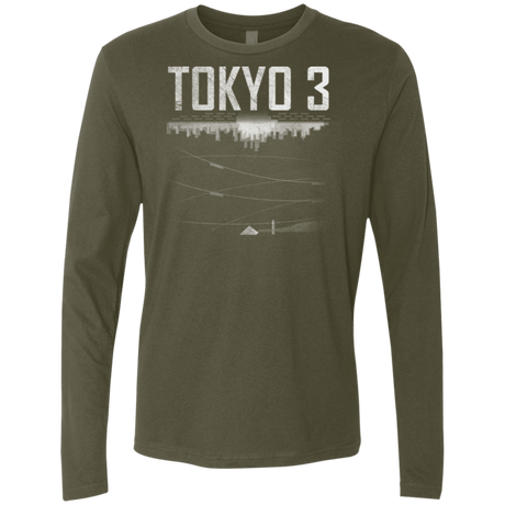 T-Shirts Military Green / Small Tokyo 3 Men's Premium Long Sleeve