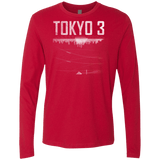 T-Shirts Red / Small Tokyo 3 Men's Premium Long Sleeve
