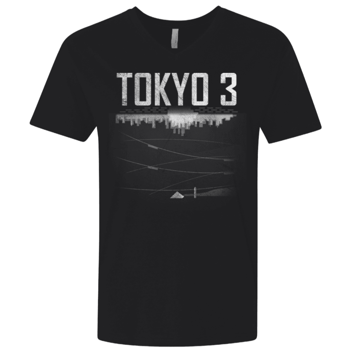 T-Shirts Black / X-Small Tokyo 3 Men's Premium V-Neck