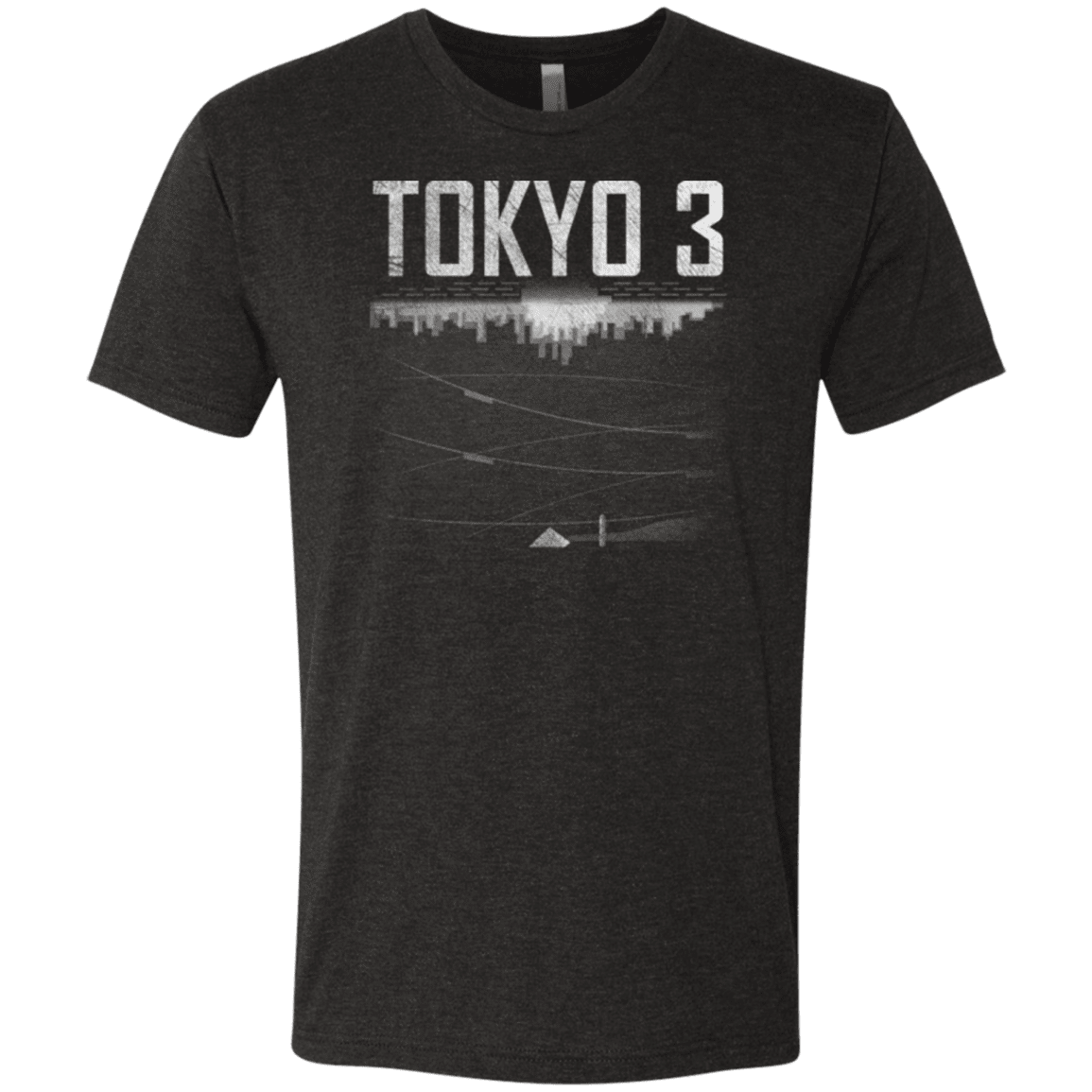 T-Shirts Vintage Black / Small Tokyo 3 Men's Triblend T-Shirt