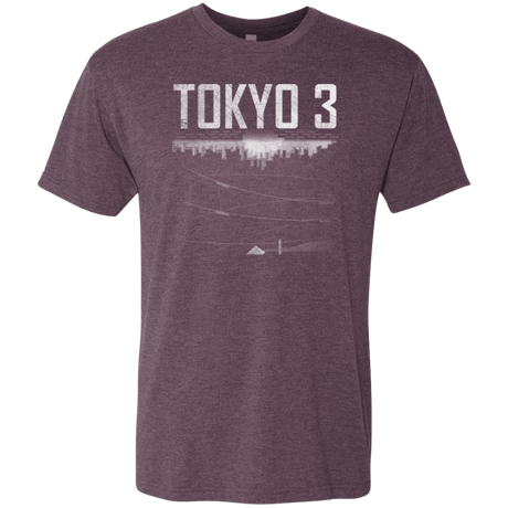 T-Shirts Vintage Purple / Small Tokyo 3 Men's Triblend T-Shirt