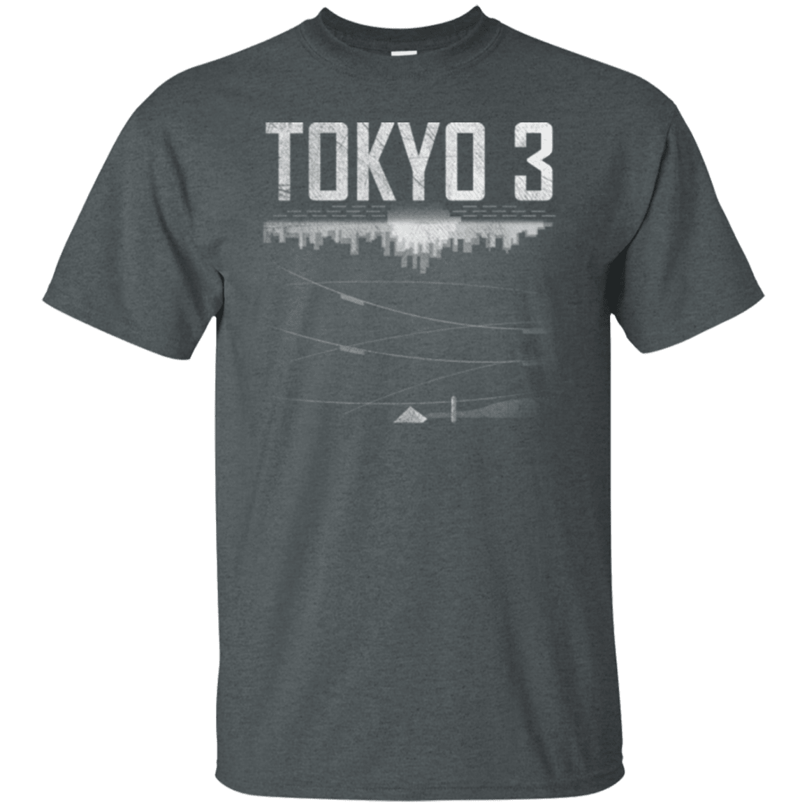 T-Shirts Dark Heather / Small Tokyo 3 T-Shirt