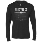 T-Shirts Vintage Black / X-Small Tokyo 3 Triblend Long Sleeve Hoodie Tee