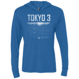 T-Shirts Vintage Royal / X-Small Tokyo 3 Triblend Long Sleeve Hoodie Tee