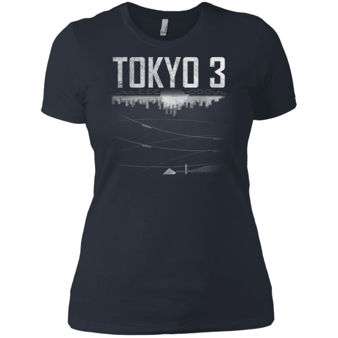 T-Shirts Indigo / X-Small Tokyo 3 Women's Premium T-Shirt
