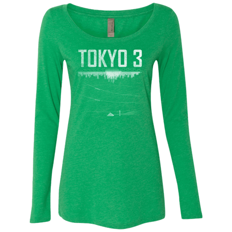 T-Shirts Envy / Small Tokyo 3 Women's Triblend Long Sleeve Shirt