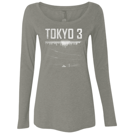 T-Shirts Venetian Grey / Small Tokyo 3 Women's Triblend Long Sleeve Shirt