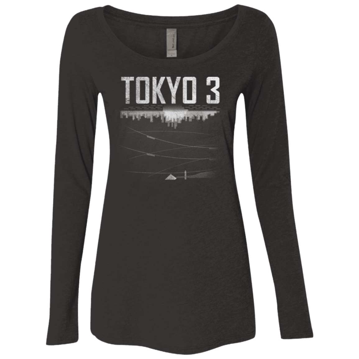 T-Shirts Vintage Black / Small Tokyo 3 Women's Triblend Long Sleeve Shirt