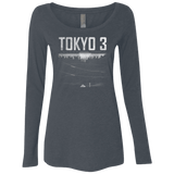T-Shirts Vintage Navy / Small Tokyo 3 Women's Triblend Long Sleeve Shirt